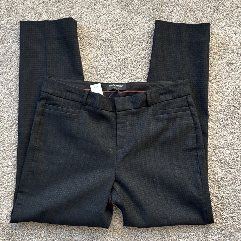 Banana Republic Jackson Sparkly black Pants